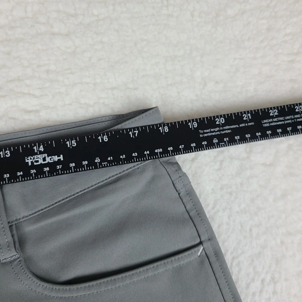 Foot Joy Pants Mens 35x31 Gray Straight Leg Performance‎ Tech Golf HEMMED